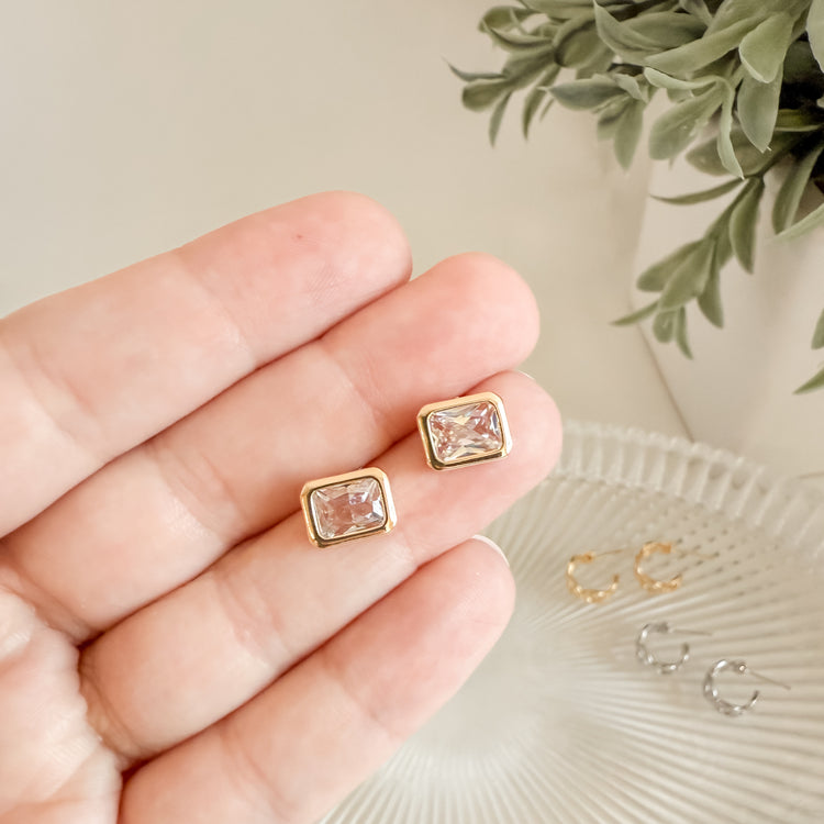 CZ Statement Studs