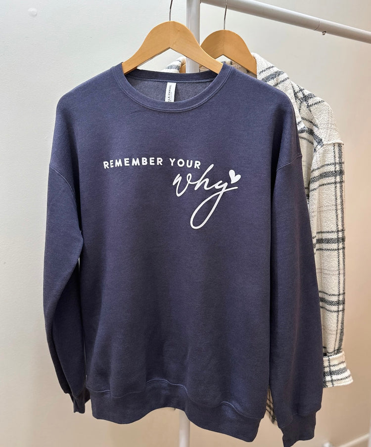 Remember Your Why Sweatshirt