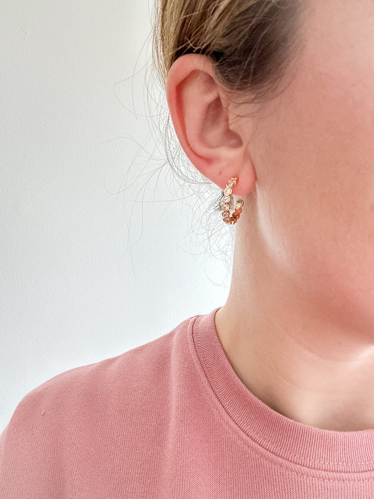 CZ Geometric Hoops