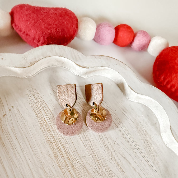 Regal Purple Polymer Clay Dangles