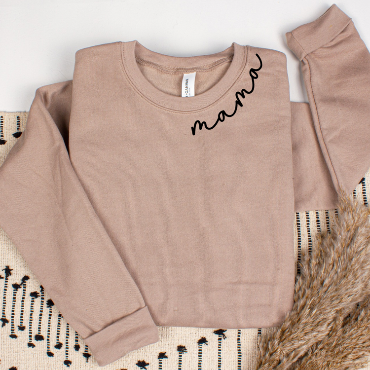 Mama Neckline Sweatshirt