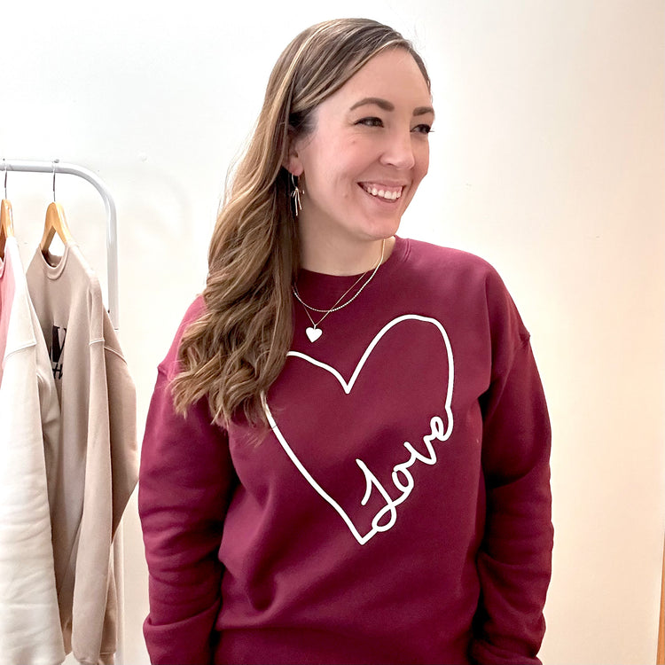 Love Heart Sweatshirt