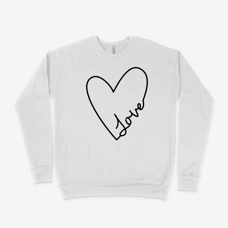 Love Heart Sweatshirt