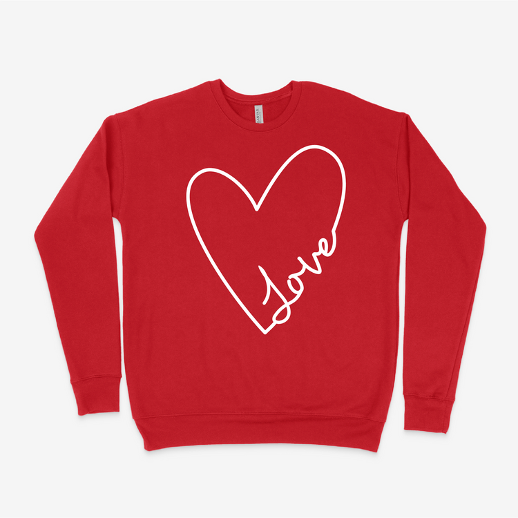Love Heart Sweatshirt