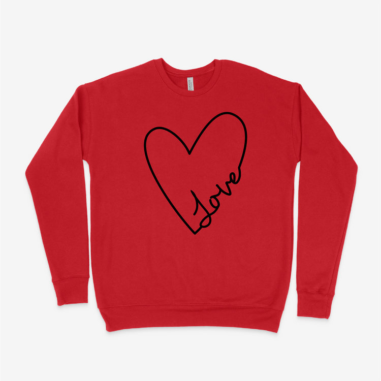 Love Heart Sweatshirt