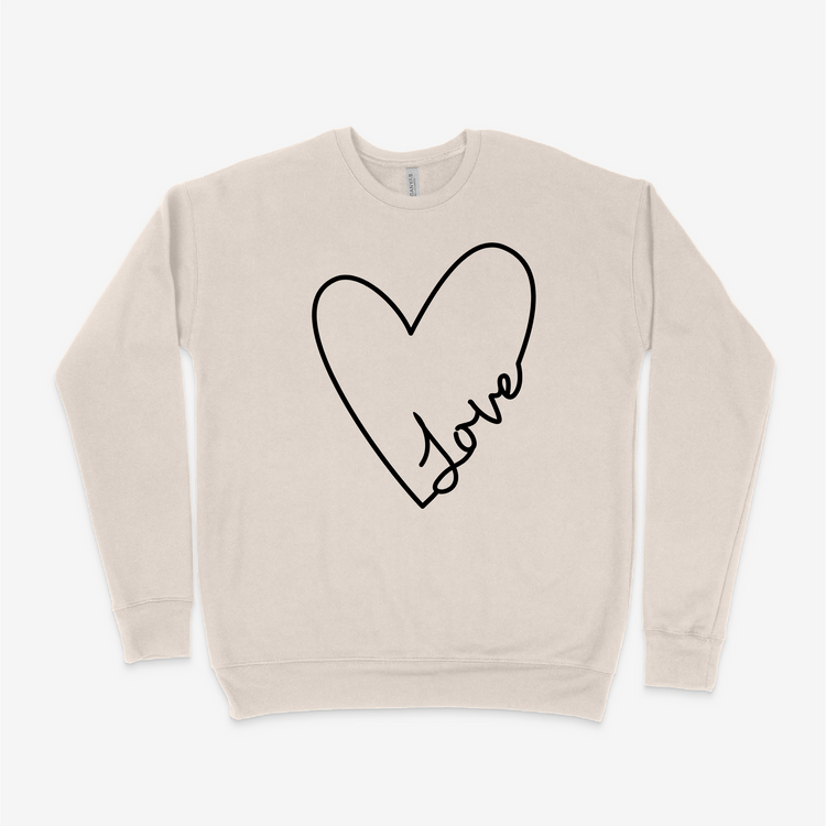 Love Heart Sweatshirt