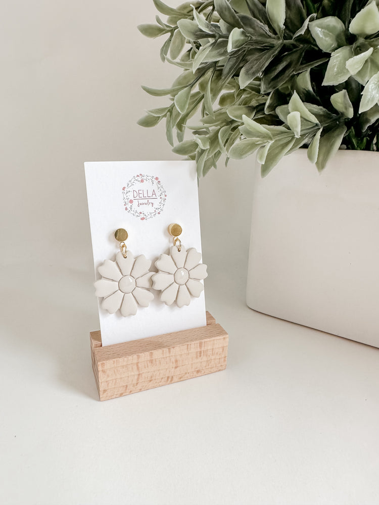 Flower Polymer Clay Dangles