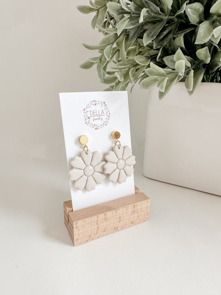 Flower Polymer Clay Dangles