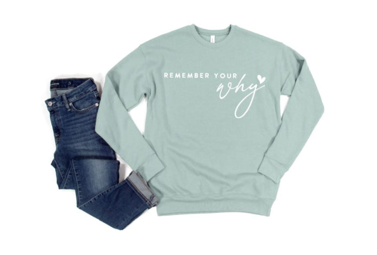 Remember Your Why Sweatshirt