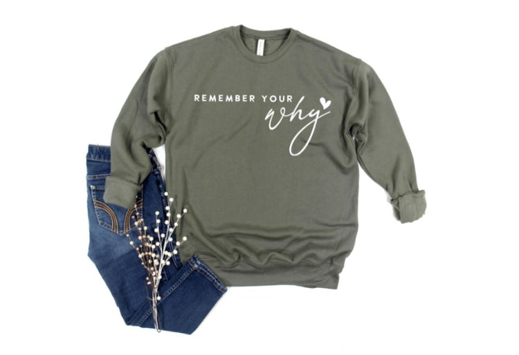 Remember Your Why Sweatshirt