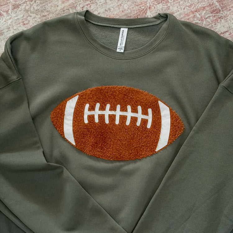 Fuzzy Football Sweatshirt