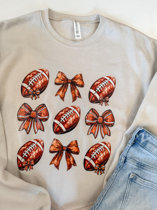 Football & Bows T-shirt/Sweatshirt