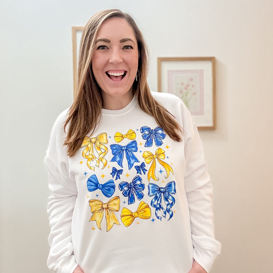 Down Syndrome Awareness Bows T-shirt/Sweatshirt