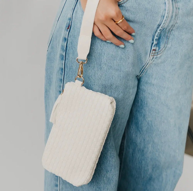 Woven Clutch Wristlet (Multiple Colors)