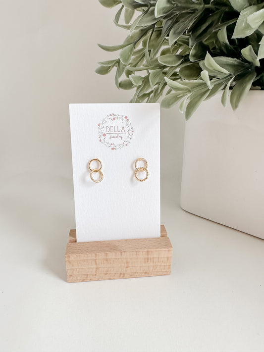 Interlocking Circle Studs