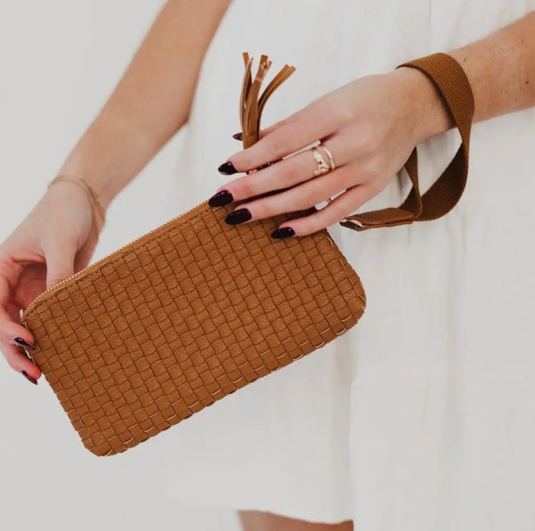 Woven Clutch Wristlet (Multiple Colors)