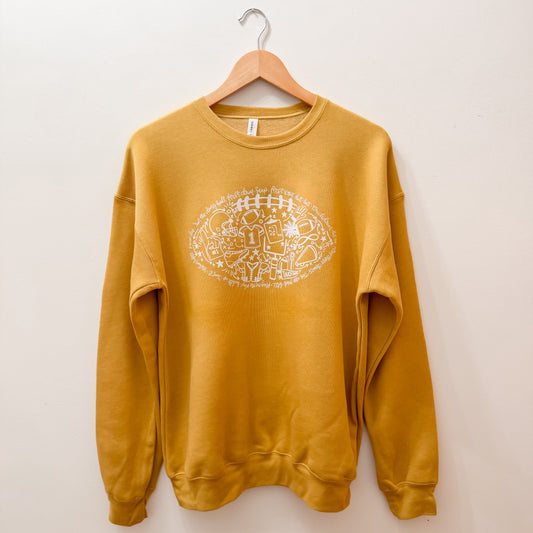 Football Doodle Sweatshirt