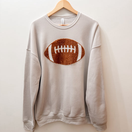 Fuzzy Football Sweatshirt