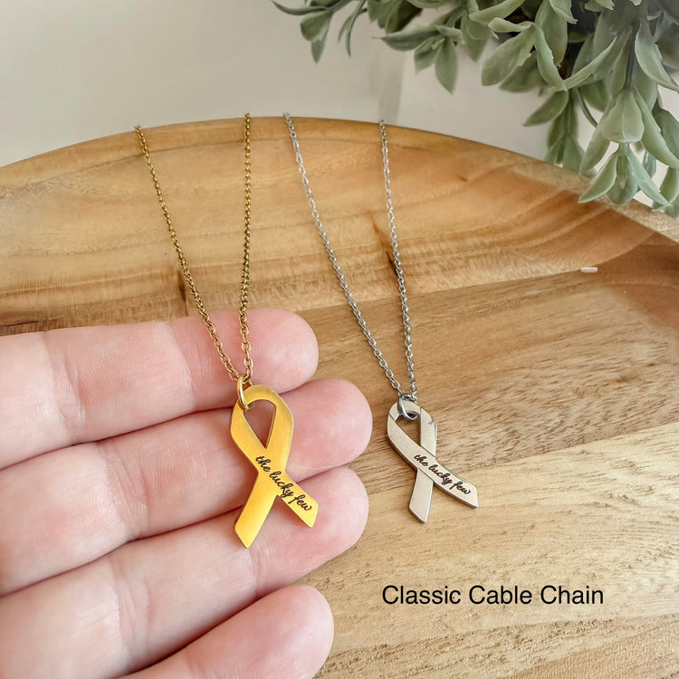Awareness Ribbon Necklace
