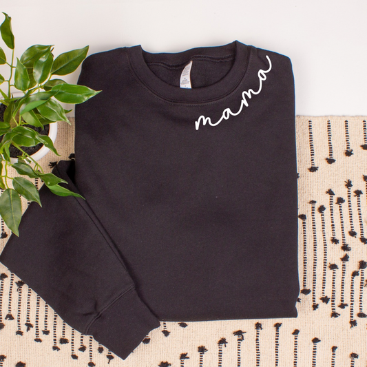 Mama Neckline Sweatshirt