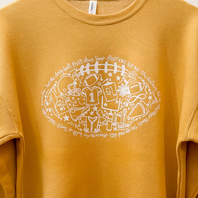 Football Doodle Sweatshirt