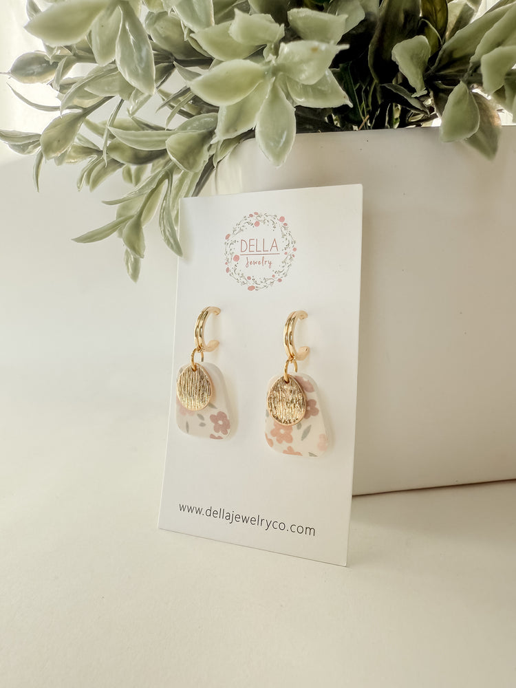 Muted Garden Polymer Clay Dangles