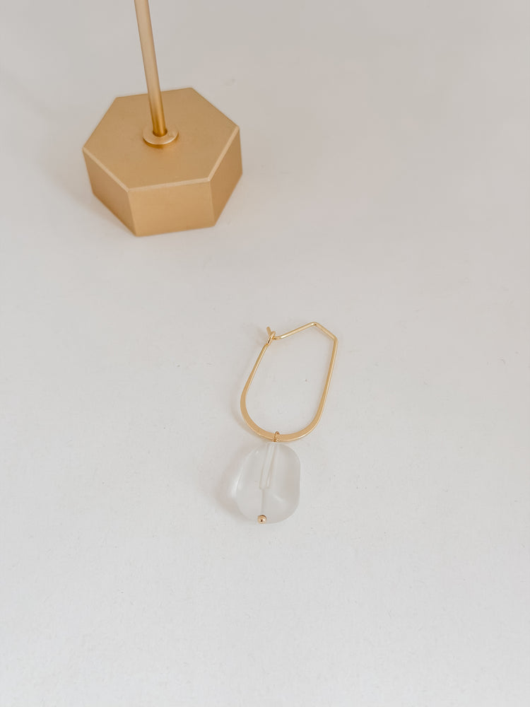Clear Drop Hoops