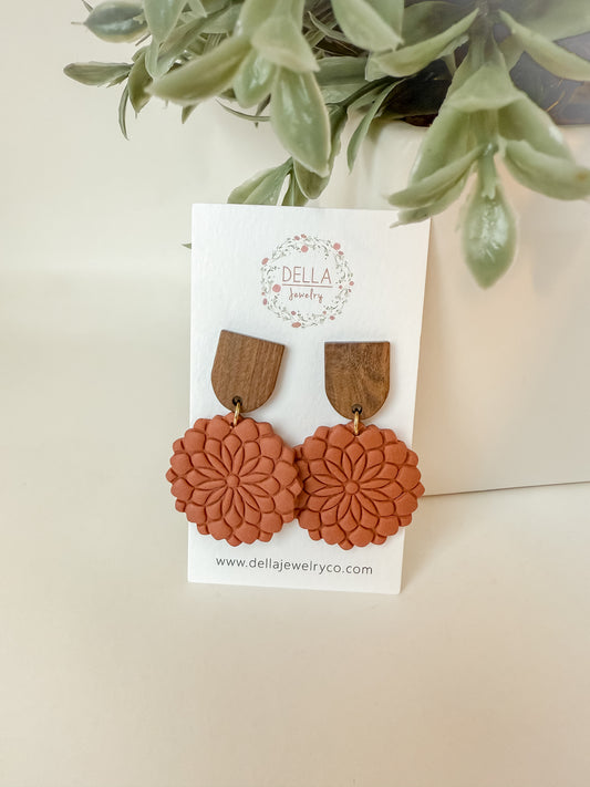 Terracotta Floral Drops