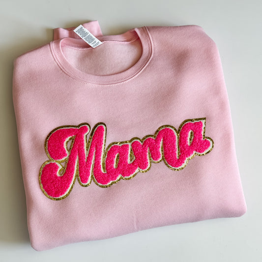 Mama Chenille Patch T-shirt/Sweatshirt