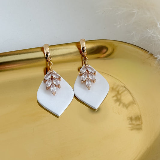 Layered Polymer Clay Petal Drops