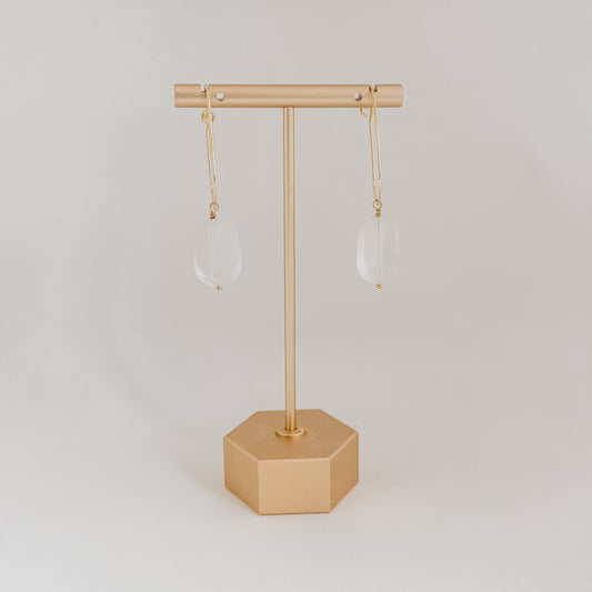 Clear Drop Hoops