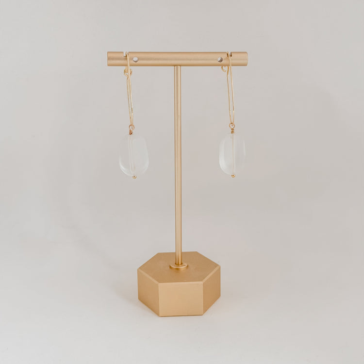 Clear Drop Hoops