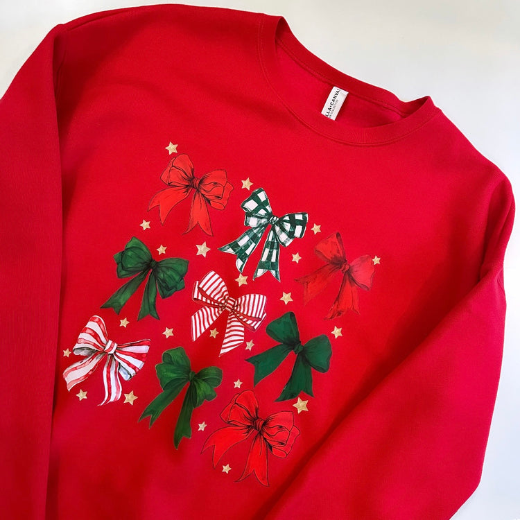 Christmas Bows Sweatshirt