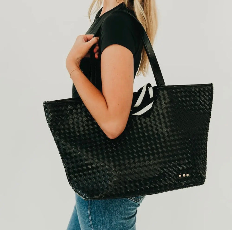 Woven Organizer Tote Bag