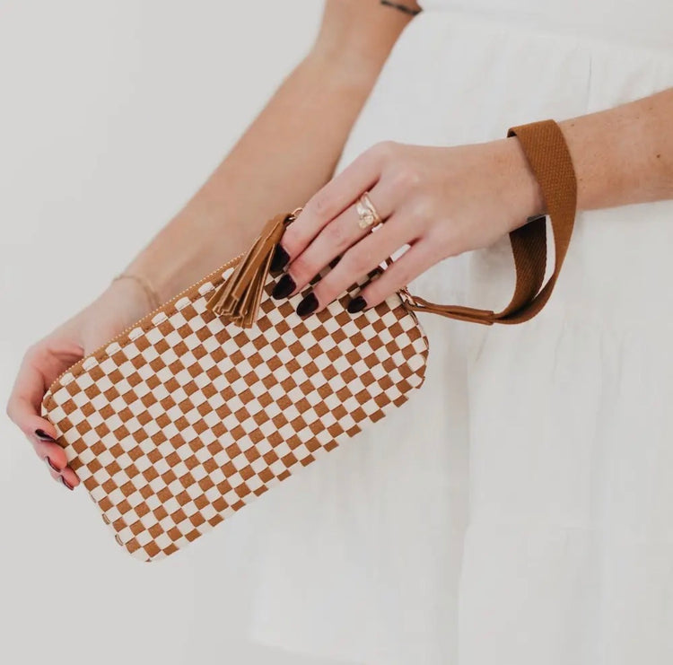 Woven Clutch Wristlet (Multiple Colors)