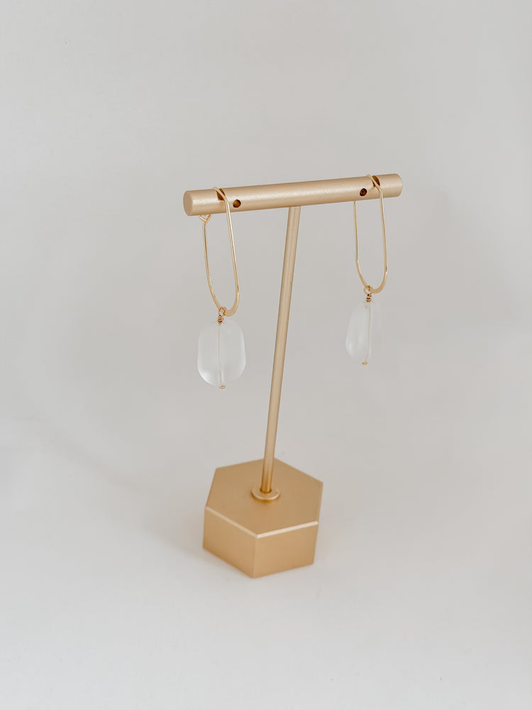 Clear Drop Hoops