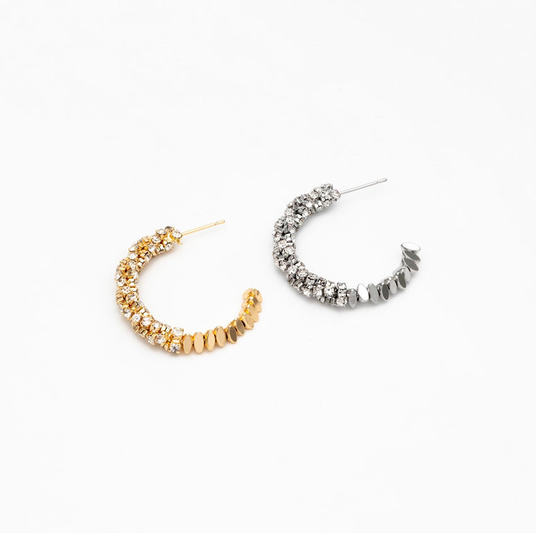 CZ Geometric Hoops