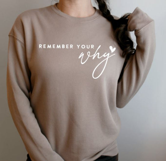 Remember Your Why Sweatshirt